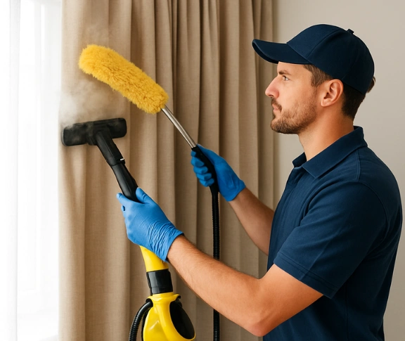 Trusted blind cleaning technician Matty Curtain Cleaning queens-park-nsw QLD